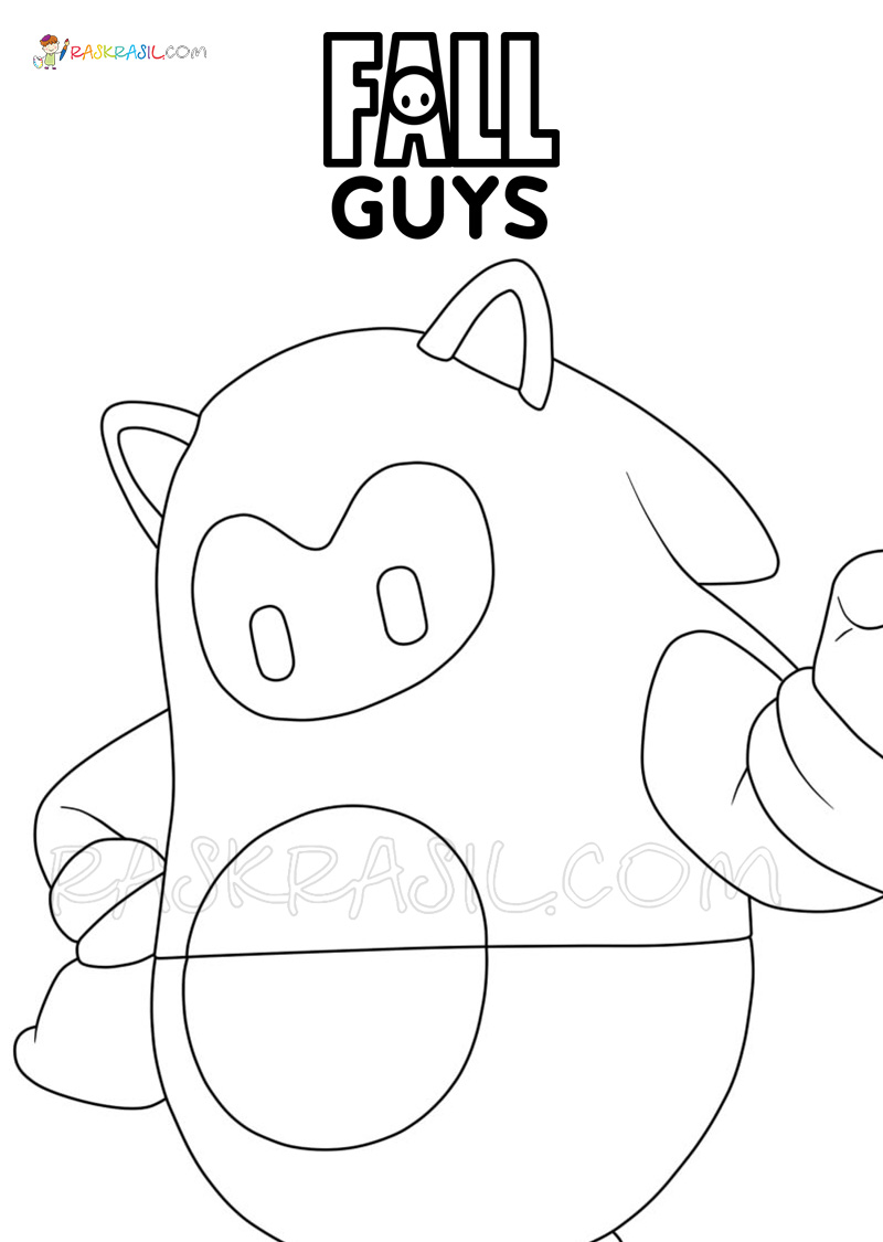 Fall Guys Coloring Pages | 21 New Images Free Printable