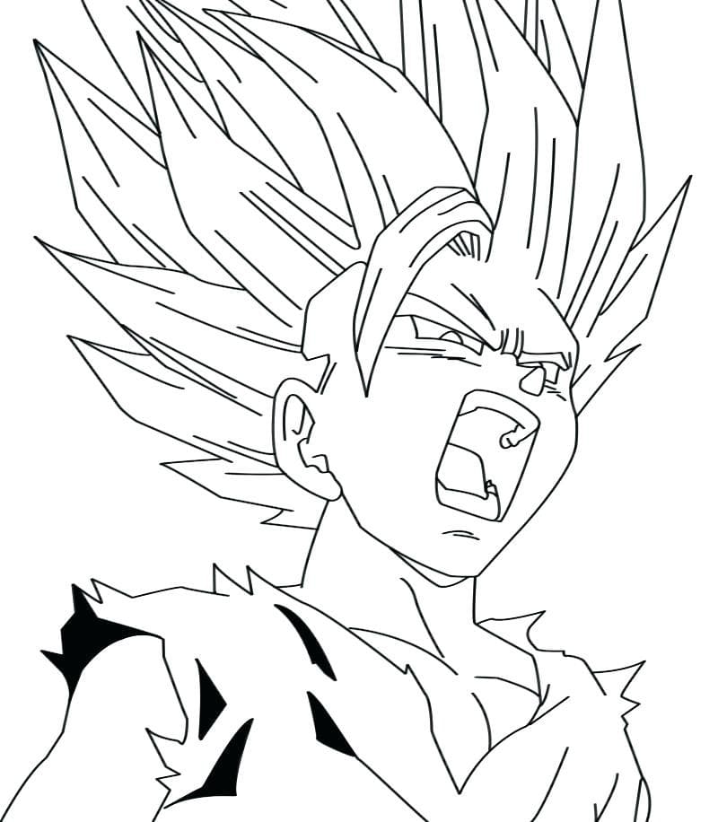 Dibujos de Goku para colorear - 80 imágenes gratis para imprimir