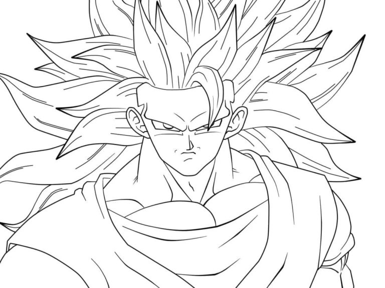 Coloriage Sangoku à imprimer