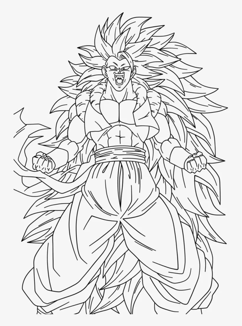 Goku Coloring Pages | Free Printable of the main character Dragon Ball Z