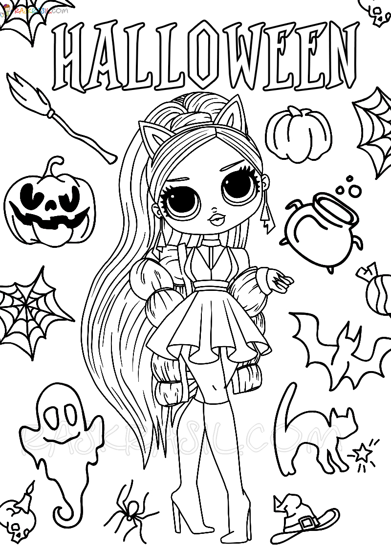 Halloween Coloring Pages 120 New Pictures Free Printable