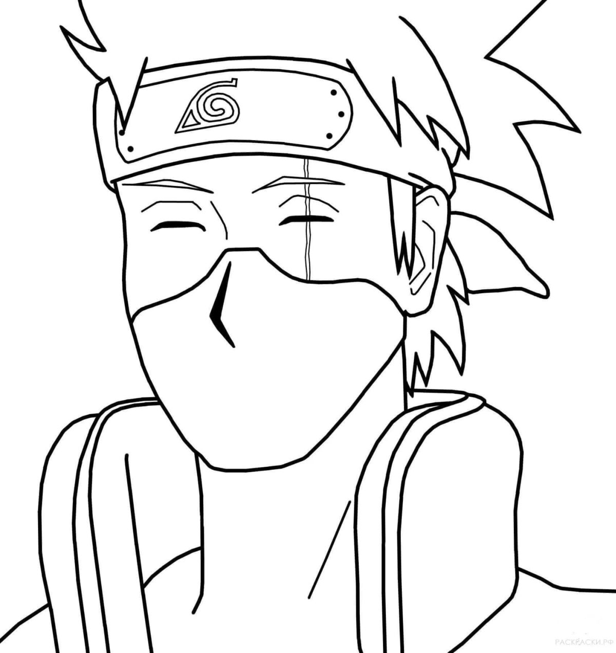 Desenhos de Kakashi para Colorir - 50 imagens para impressão gratuita