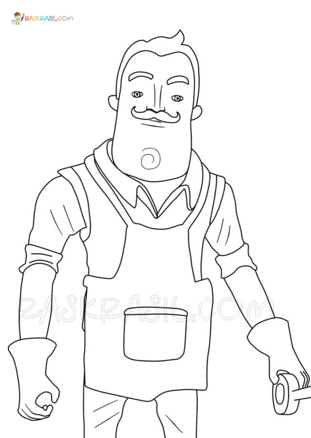 Full Version Of Hello Neighbor Coloring Pages Educative Printable