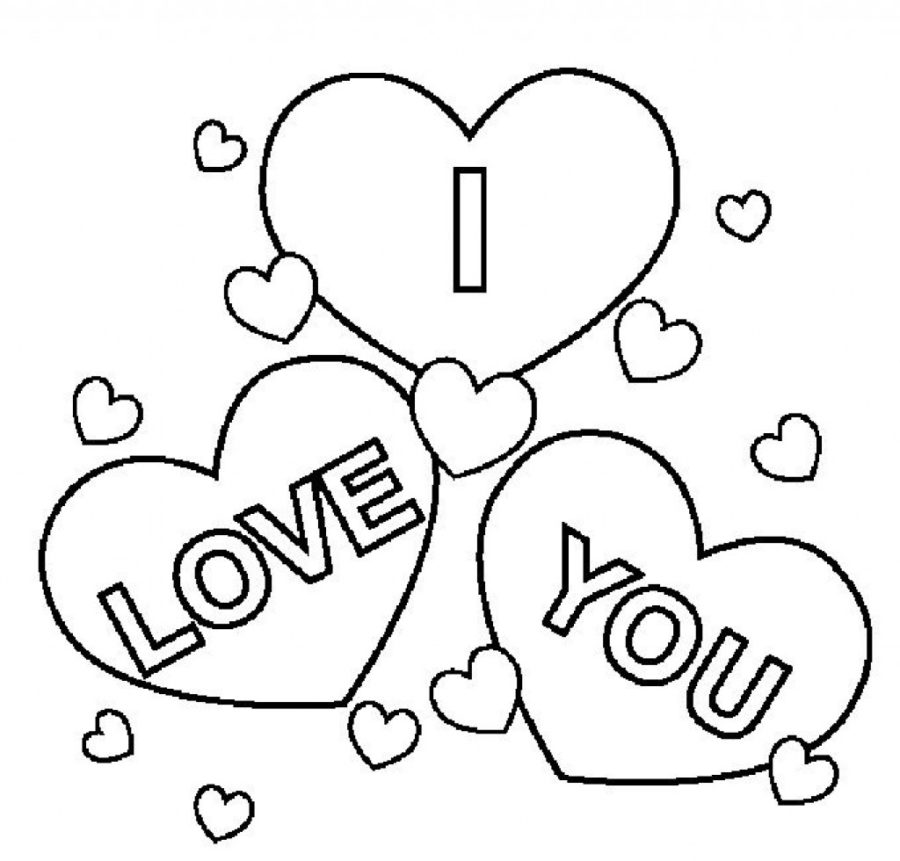 I Love You Coloring Pages | 40 New Images Free Printable