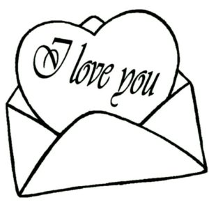 I Love You Coloring Pages | 40 New Images Free Printable