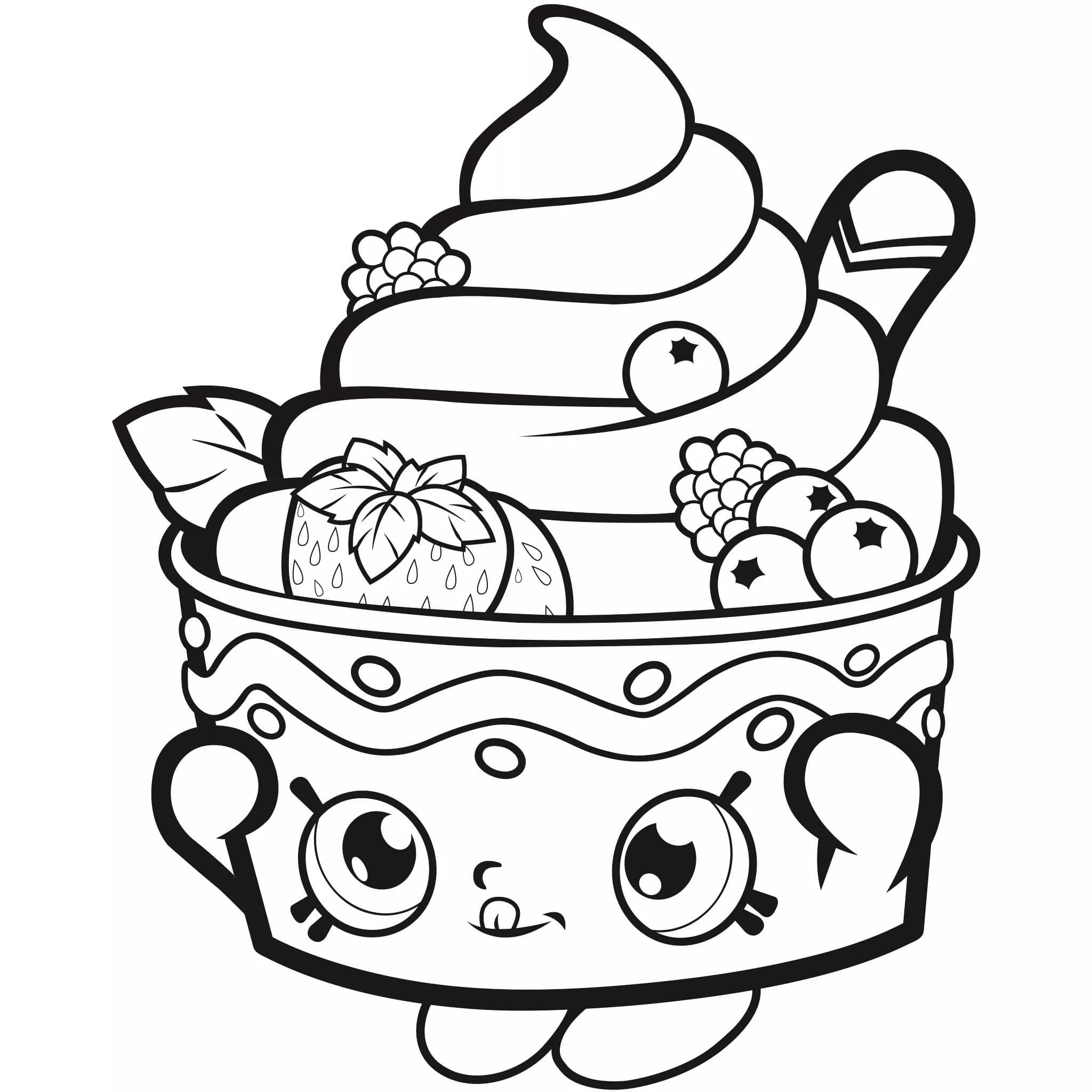 Desenhos para colorir de sorvete - doces e divertidos para crianças -  GBcoloring