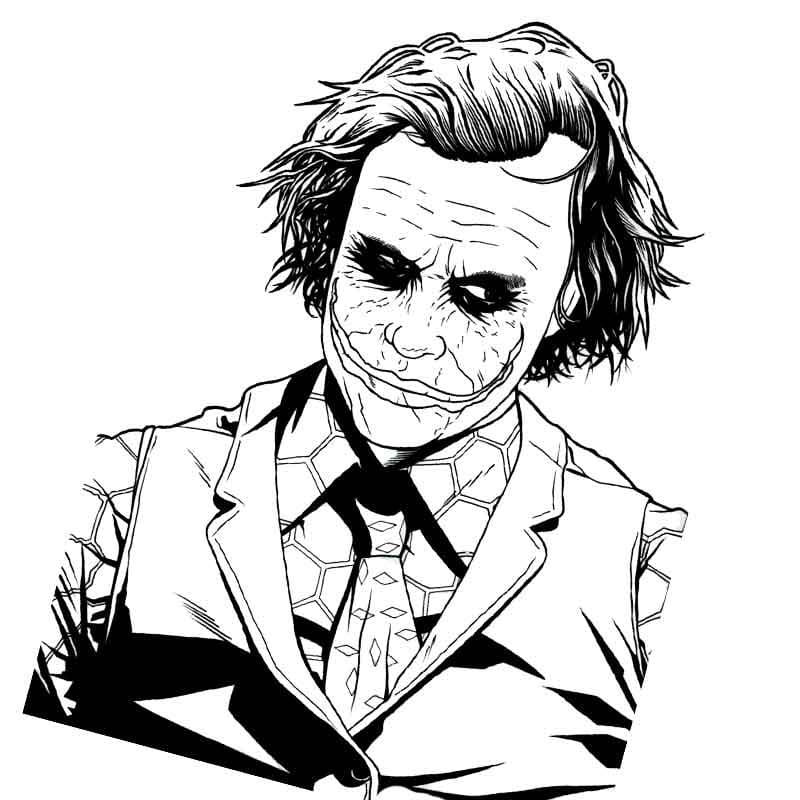 Ausmalbilder Joker | Kostenlos Malvorlagen zum Ausdrucken
