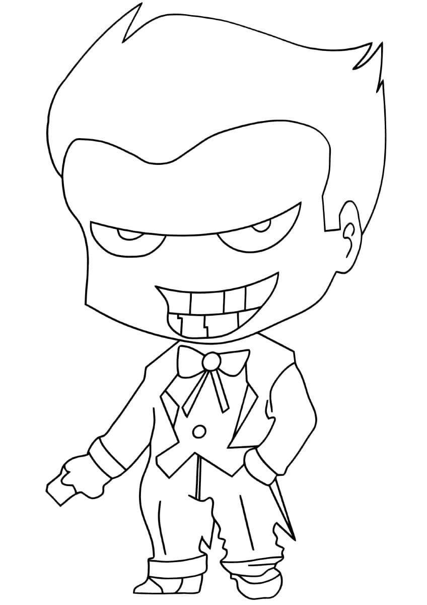 Joker Coloring Pages
