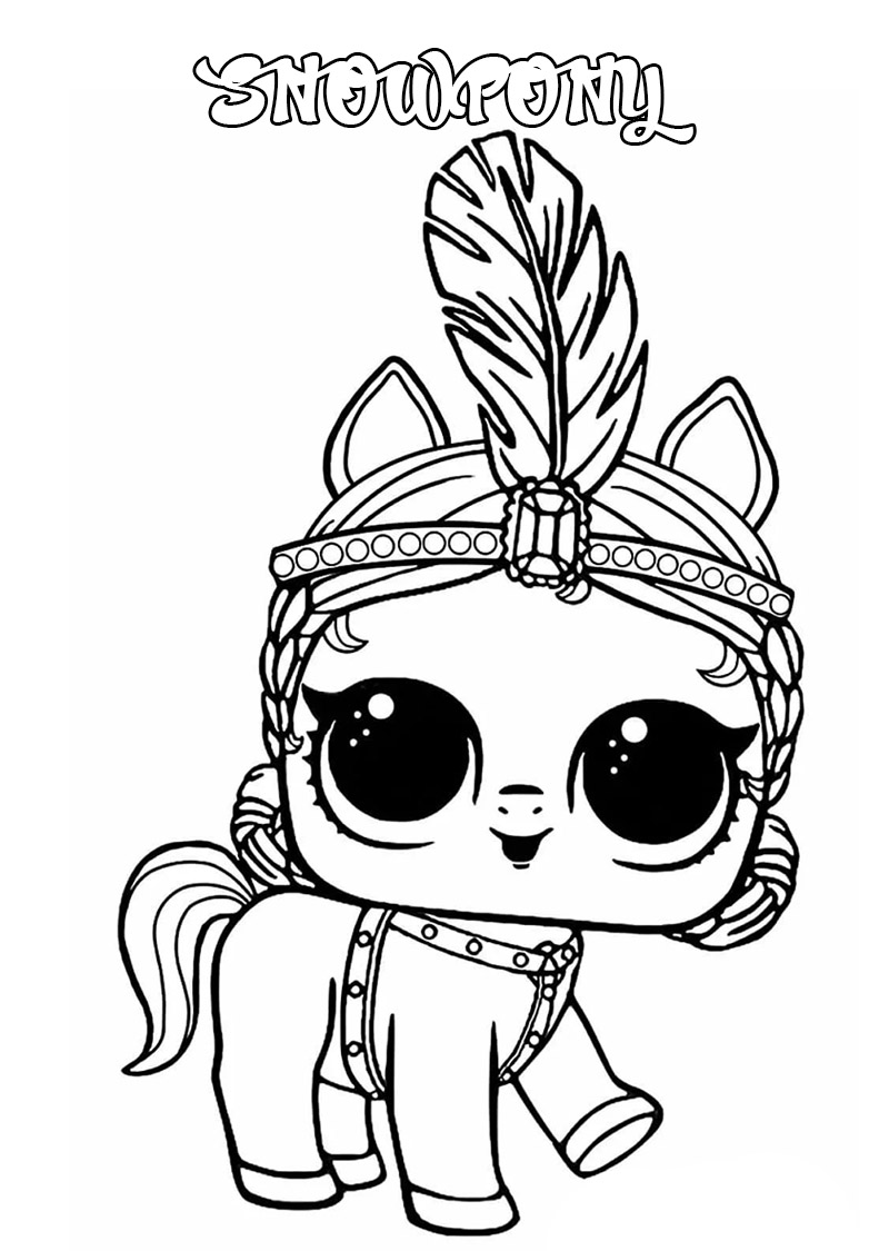 L.O.L. Surprise Dolls Coloring Pages