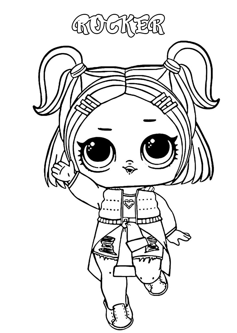 Featured image of post Lol Doll Colouring Pages Lol surprise items on amazon
