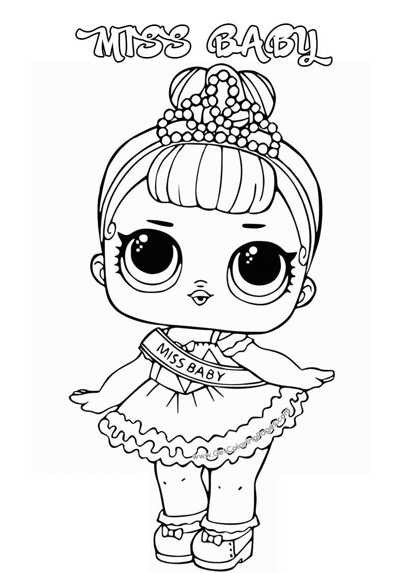 L.O.L. Surprise Dolls Coloring Pages