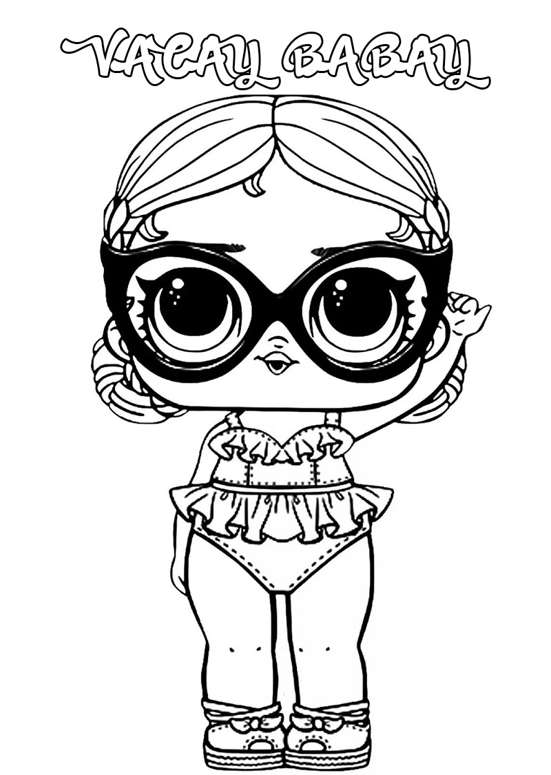 L.O.L. Surprise Dolls Coloring Pages