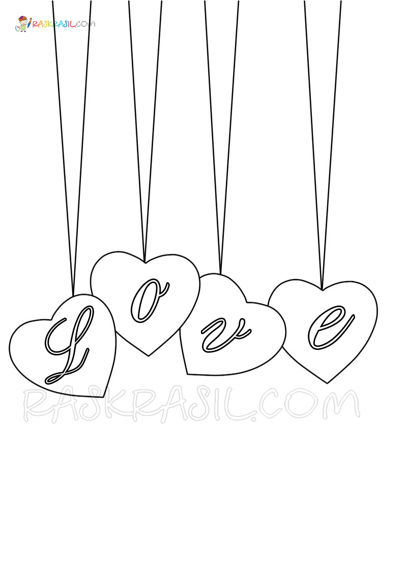 Love Coloring Pages | 120 Best Coloring Pages Free Printable