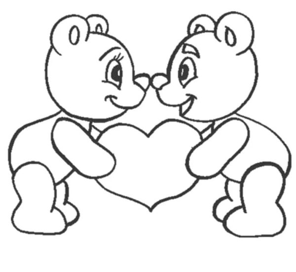 Disegni di Amore da colorare - 105 immagini gratuite per la stampa