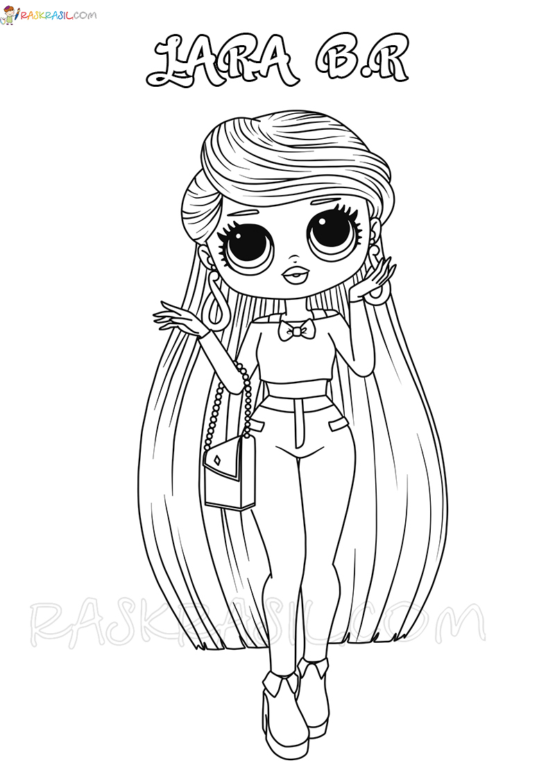 LOL OMG Coloring Pages   Free Printable New Popular Dolls