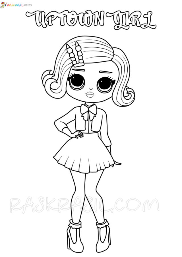 Desenhos de LOL OMG para colorir - Imprimir bonecas populares