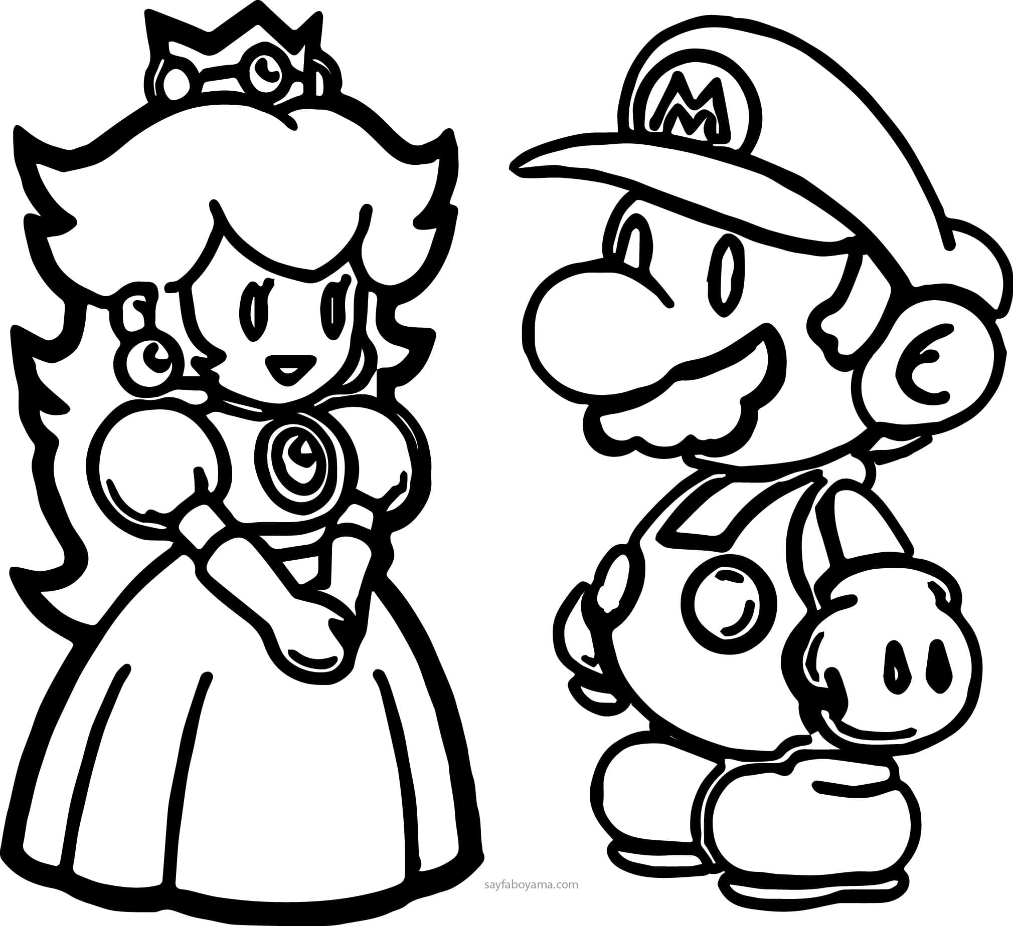 40 Desenhos do Super Mario para colorir - OrigamiAmi - Arte para toda a  festa