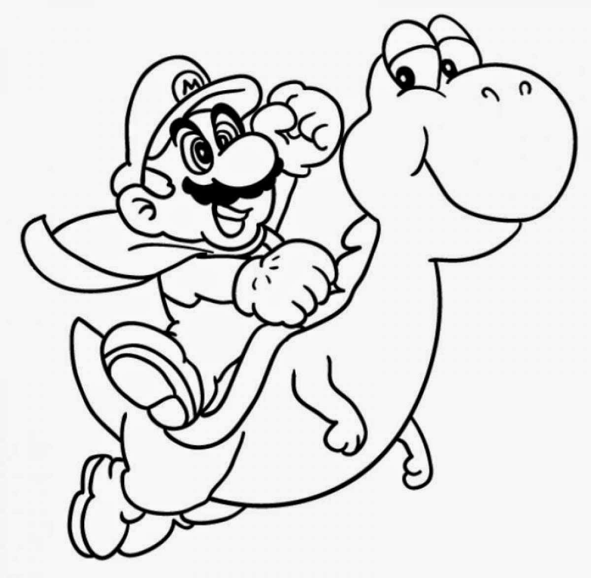 Mario Coloring Pages   20 Best Pictures Free Printable