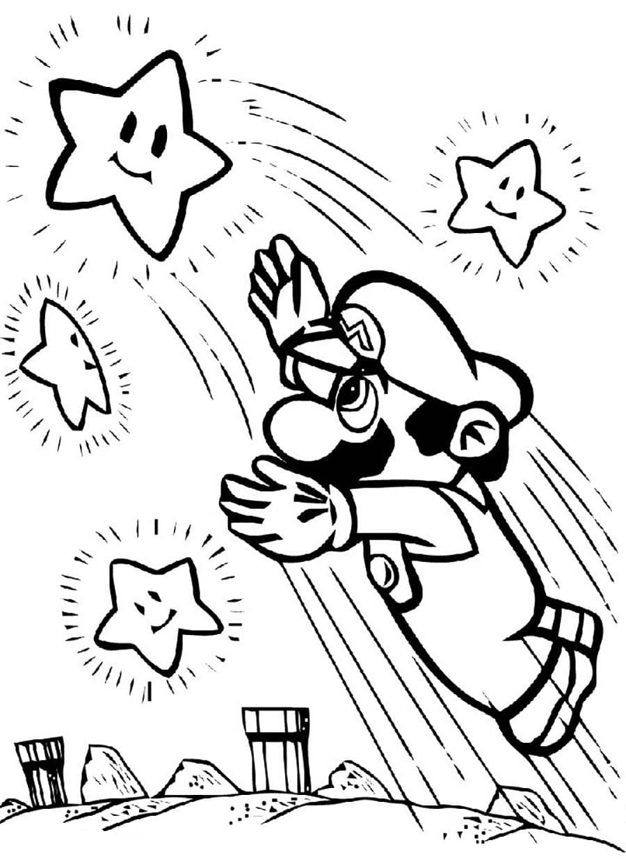 Disegni di Super Mario Bros da Colorare