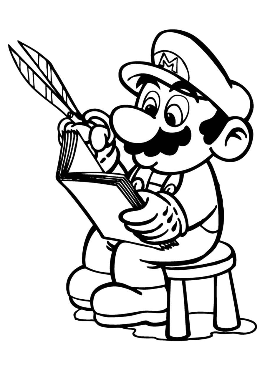 Ausmalbilder Mario | Kostenlos Malvorlagen zum Ausdrucken