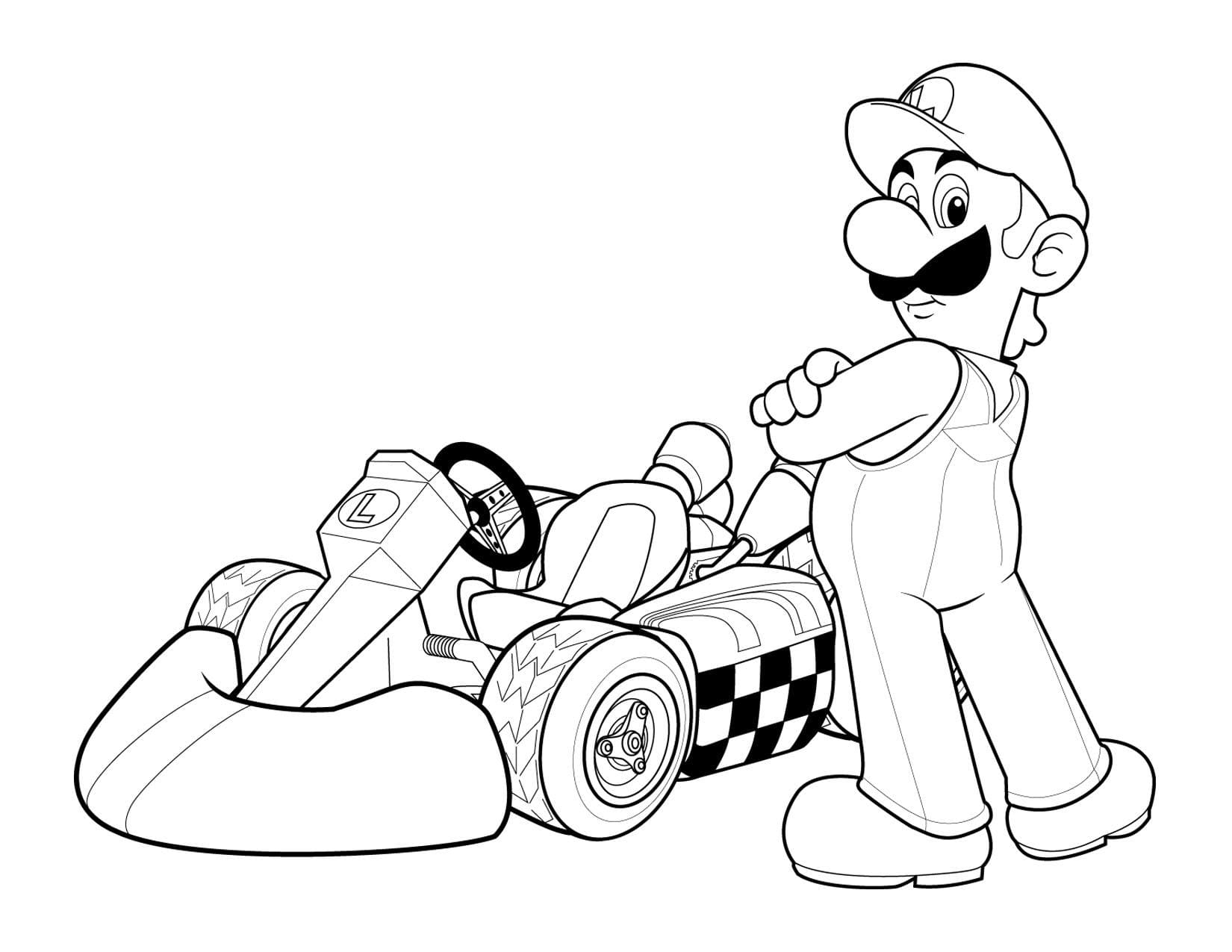 Dibujos Mario Bros para Colorear