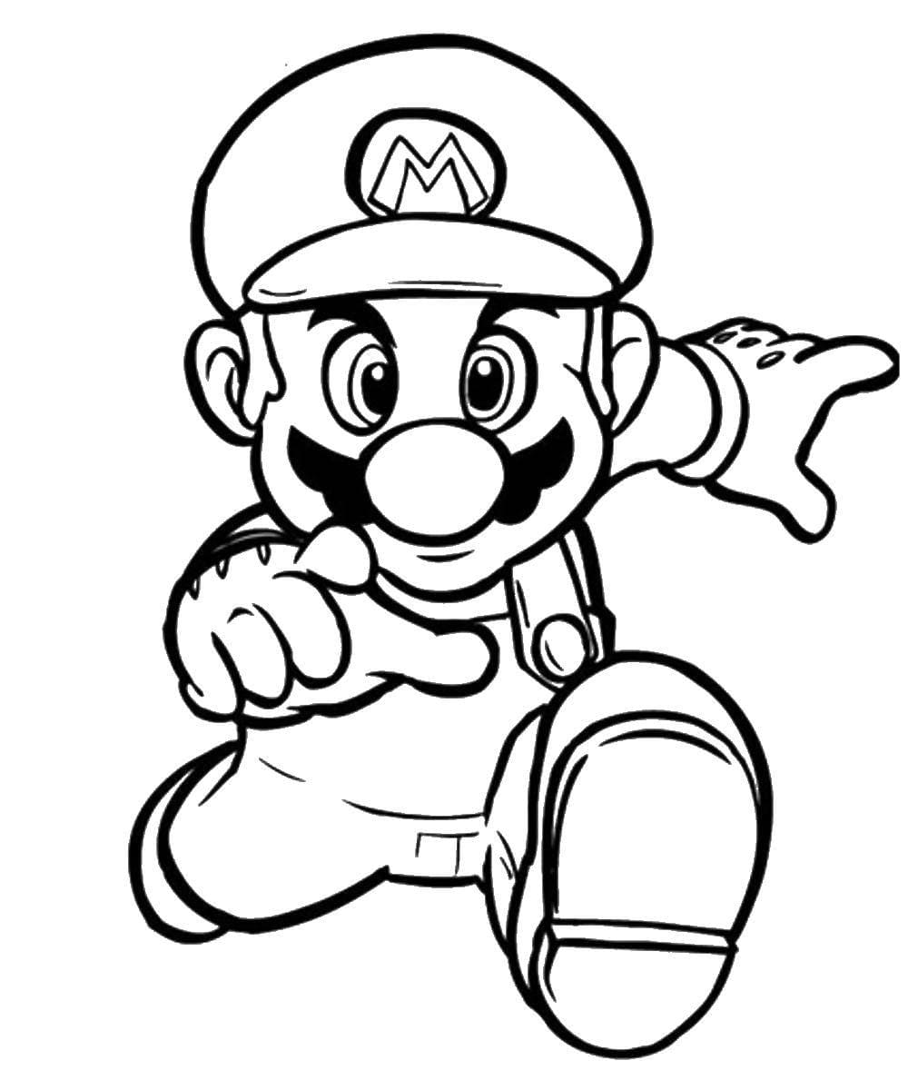 Mario Coloring Pages 100 Best Pictures Free Printable.