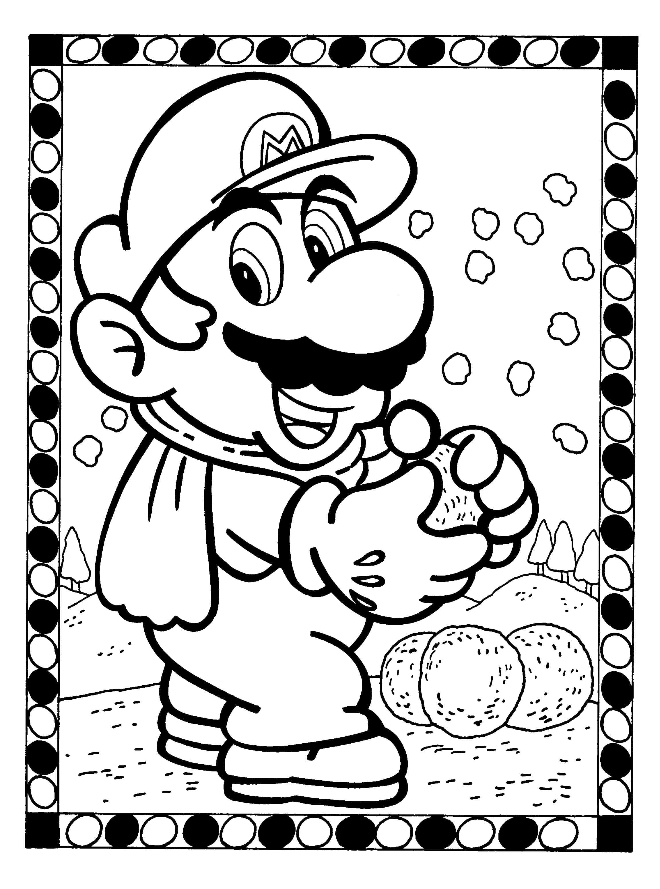 Раскраски Марио | Распечатать бесплатно