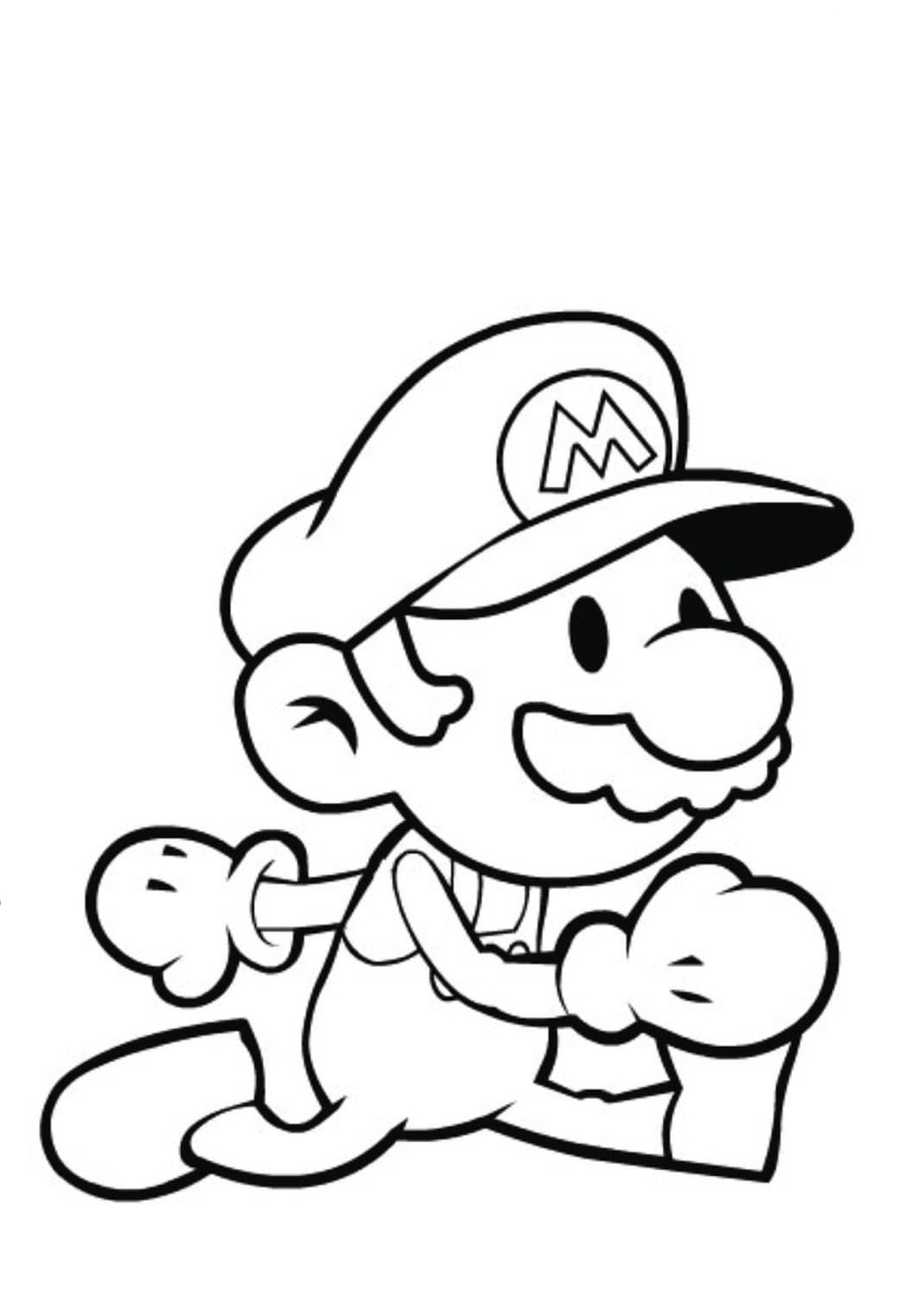 Ausmalbilder Mario | Kostenlos Malvorlagen zum Ausdrucken