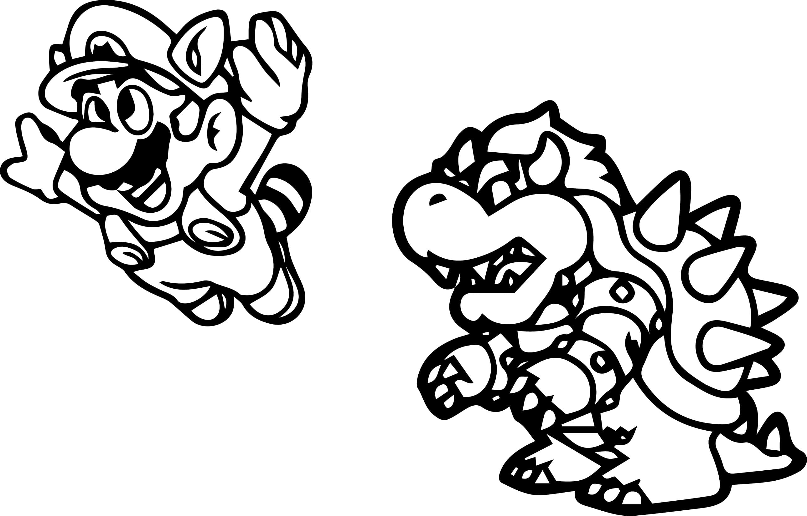 Super Mario Bros Coloring Pages