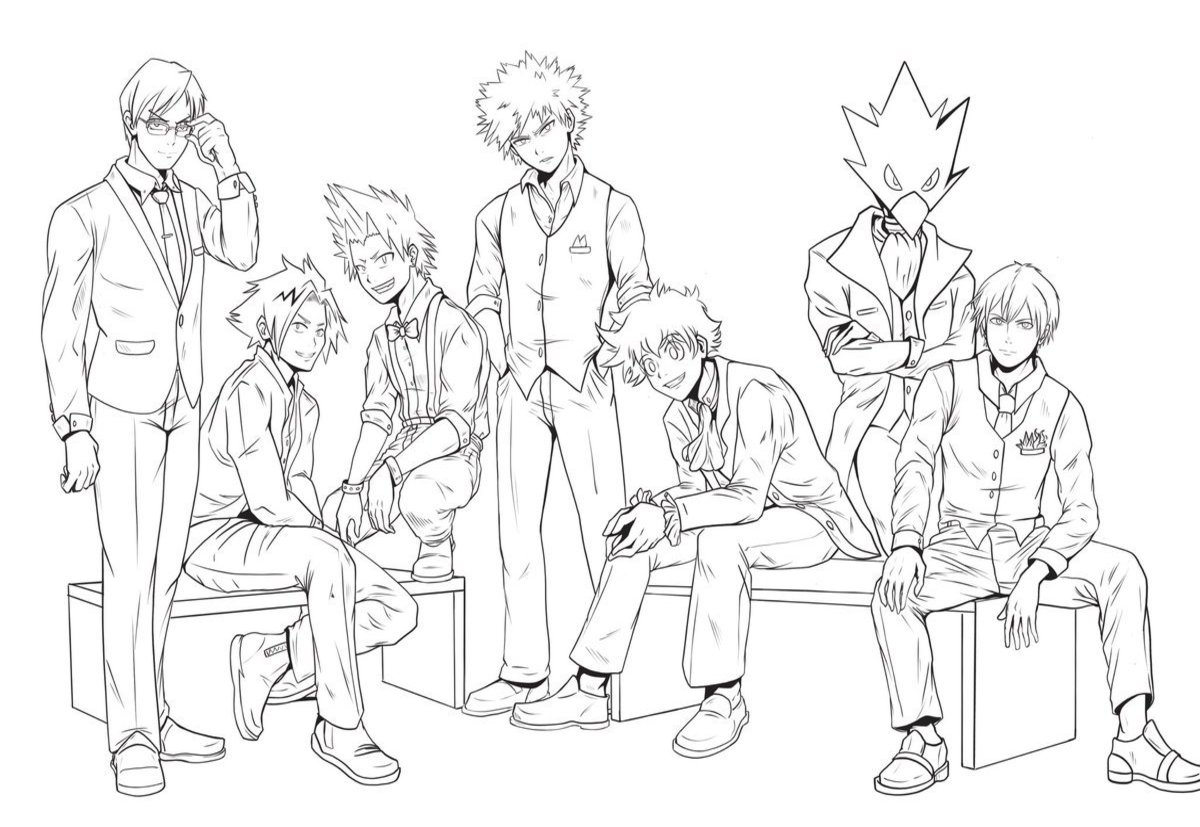 648 Animal Coloring Pages My Hero Academia 