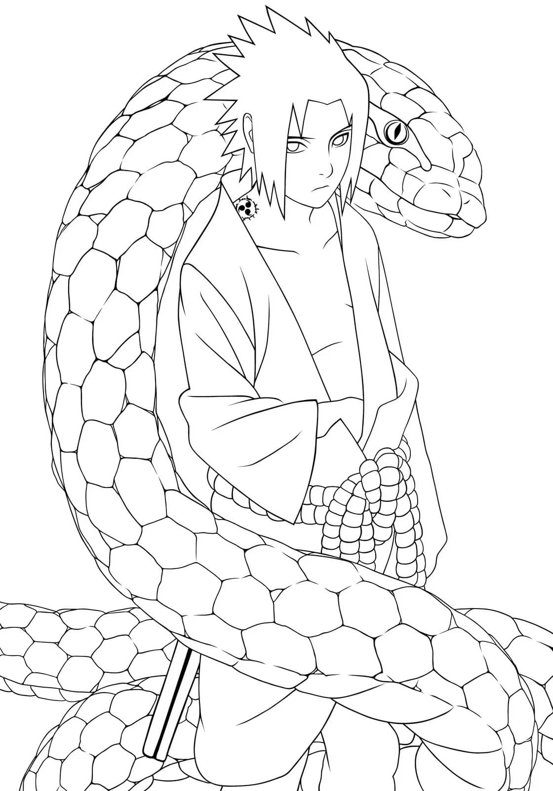 20 Desenhos do Naruto para Colorir e Imprimir - Online Cursos Gratuitos