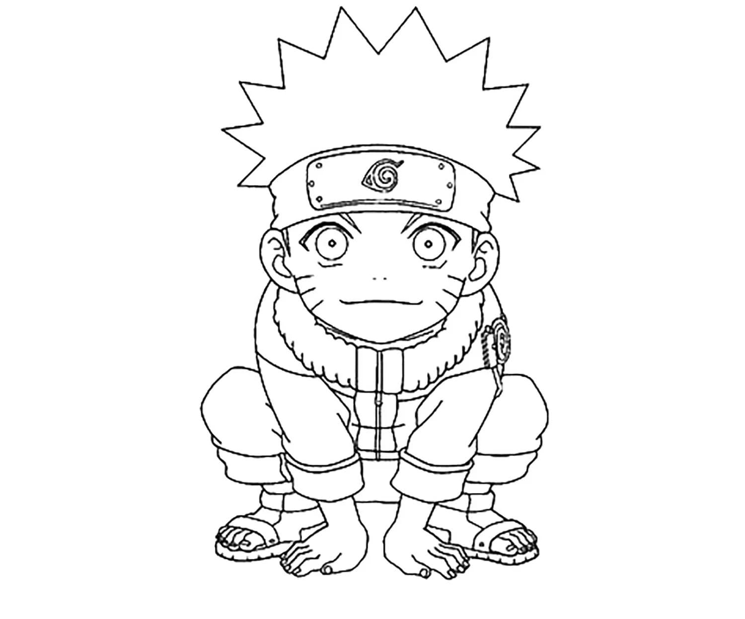 ▷ Desenhos de Naruto para colorir