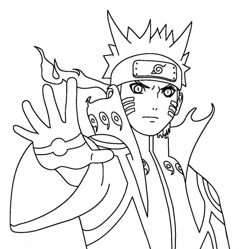  Dibujos de Naruto para Colorear listos para Imprimir
