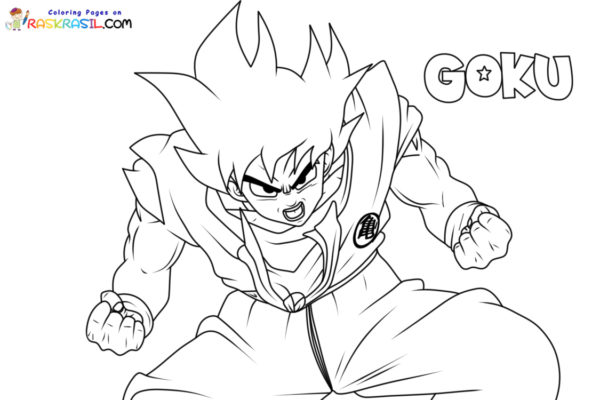 Coloriage Sangoku à imprimer