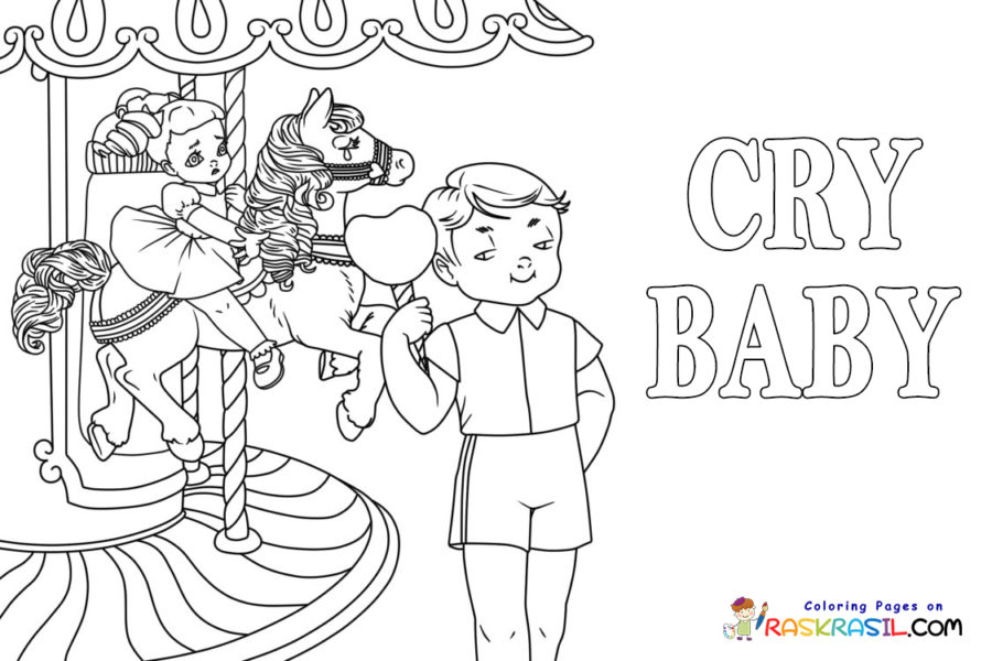 Coloriage Cry Baby Melanie Martinez sur