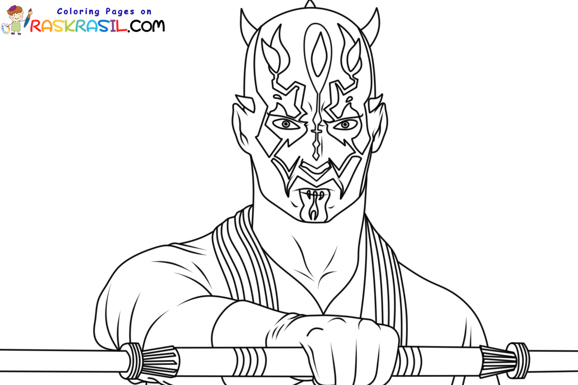 Darth Maul Coloring Pages | 60 Pictures Free Printable