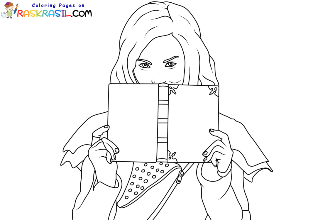 mal coloring pages