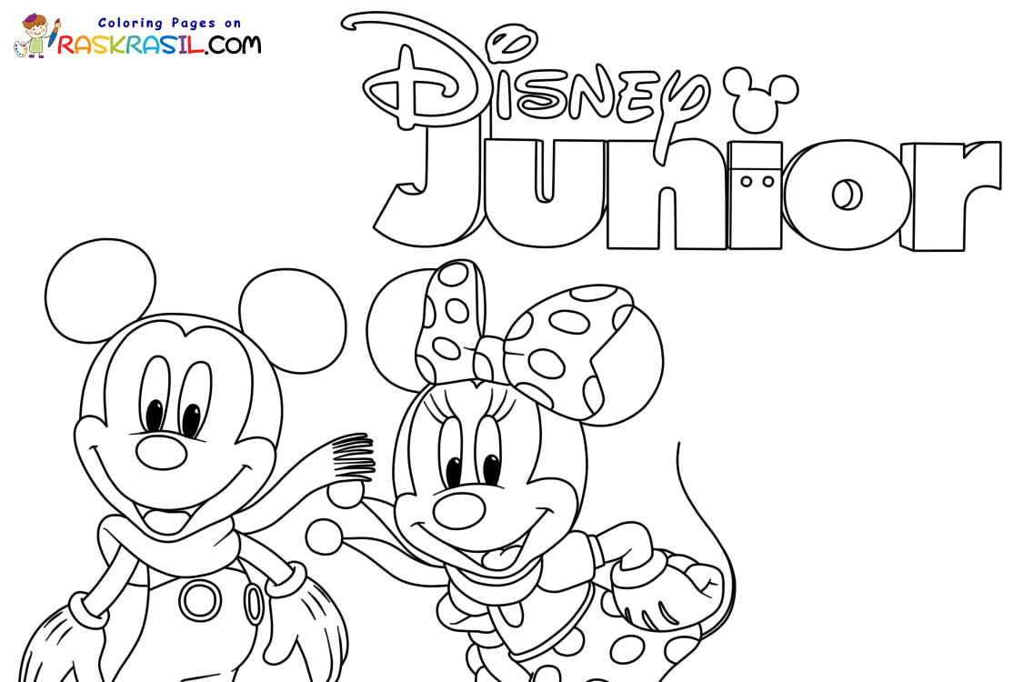 Ausmalbilder Disney Junior | Kostenlos Malvorlagen zum Ausdrucken