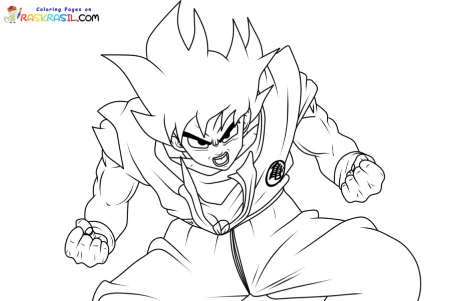 Coloriage Dragon Ball Z à imprimer