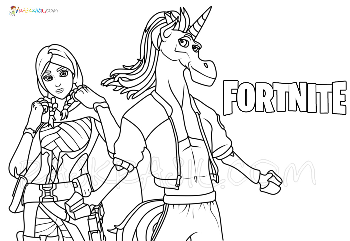 Desenhos do Fortnite para Colorir - 70 imagens para impressão gratuita