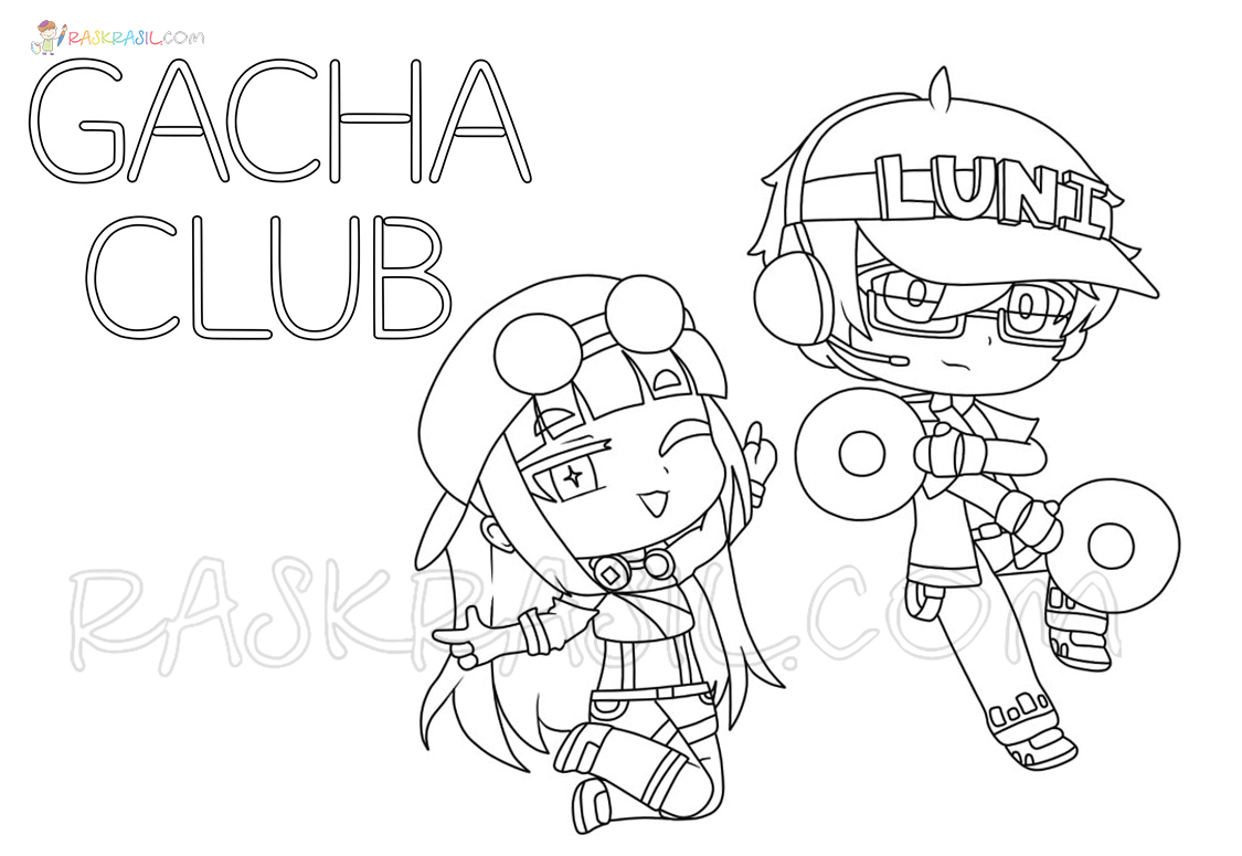 Ramba está chorando em Gacha Life Coloring Pages - Desenhos para colorir  gratuitos para impressão