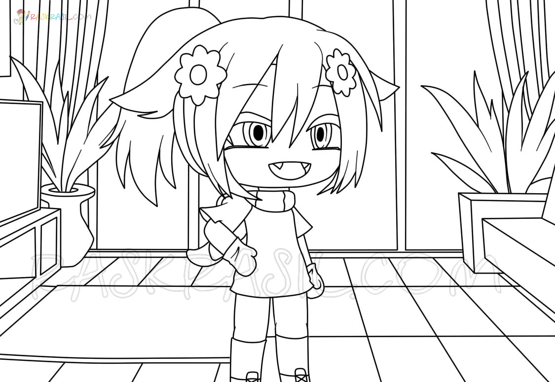 Gacha Life Coloring Pages