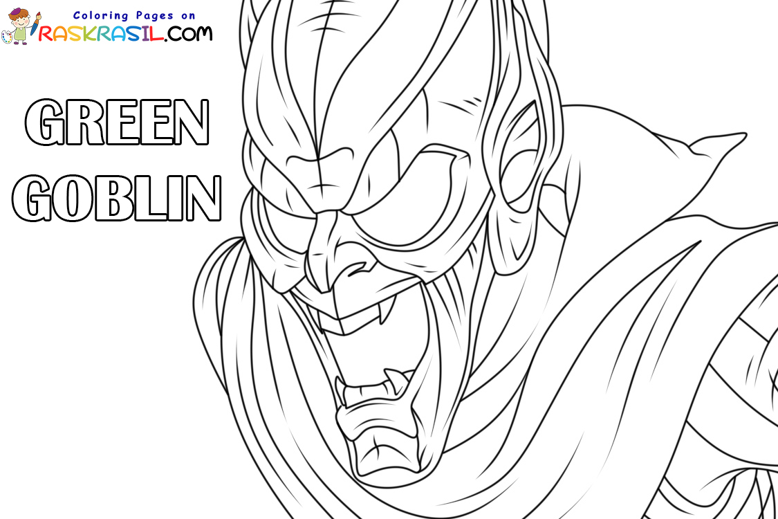 Green Goblin Coloring Pages | 60 Pictures Free Printable