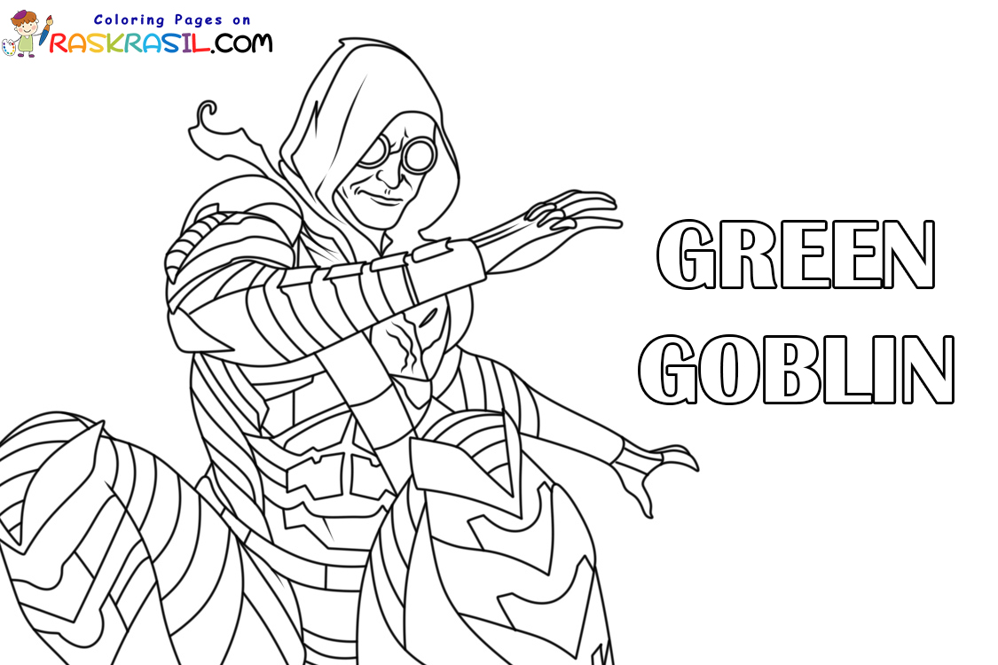 Green Goblin Coloring Pages | 60 Pictures Free Printable