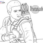Raskrasil.com-New-Coloring-Pages-Hawkeye-Logo