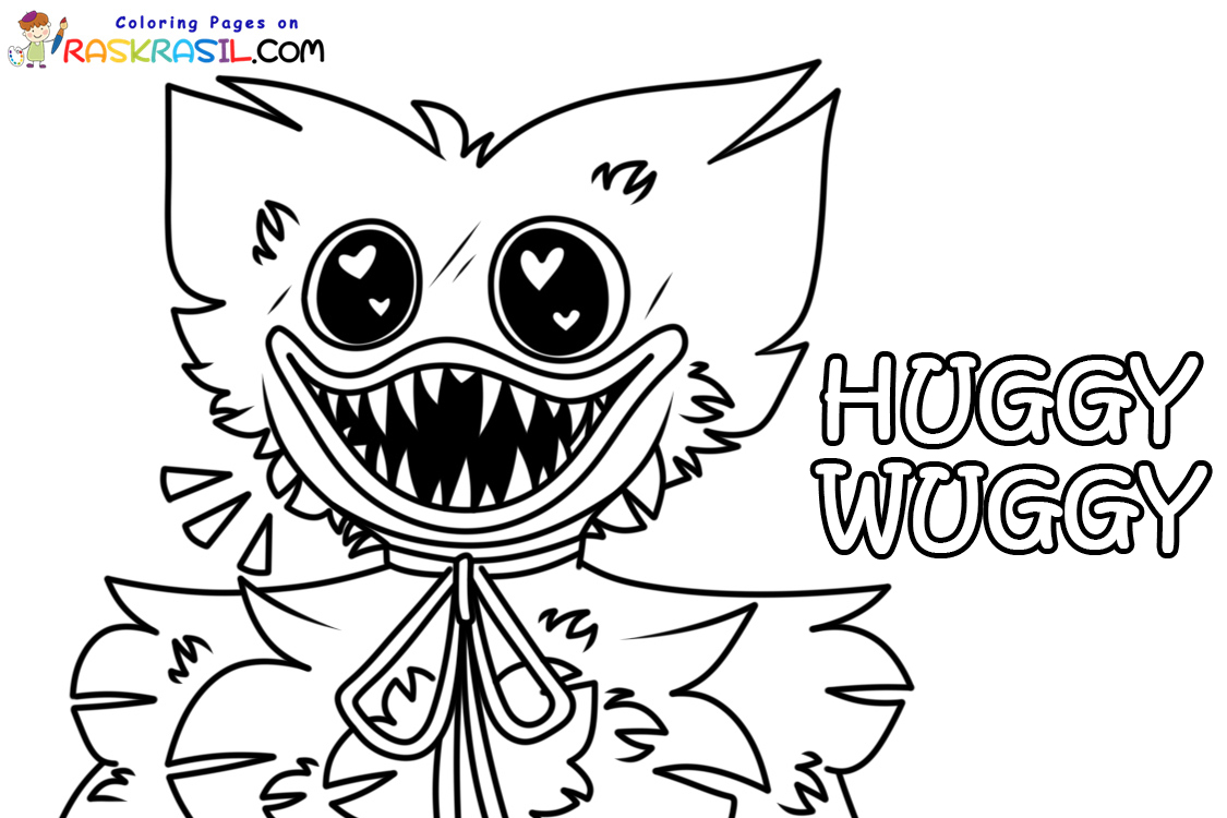 Raskrasil.com-New-Coloring-Pages-Huggy-Wuggy-Logo
