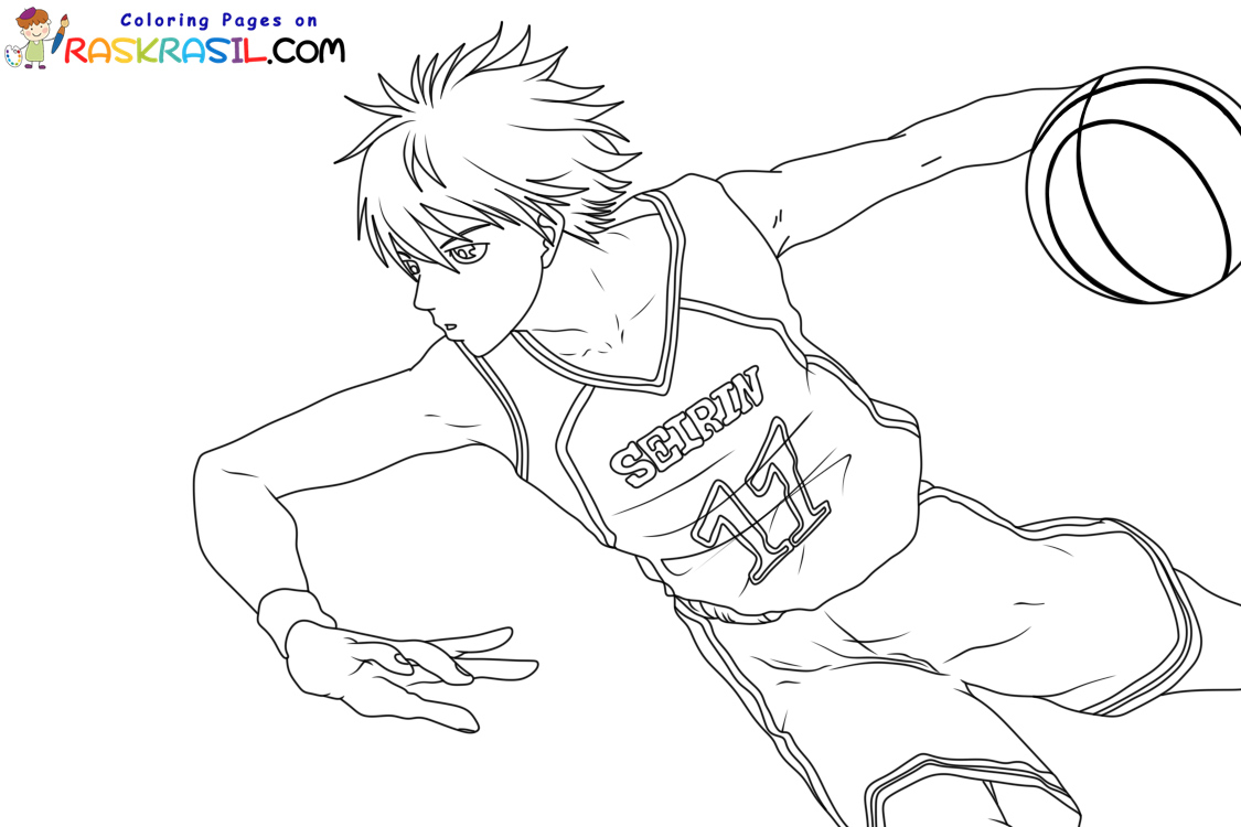 Dibujos de Kuroko No Basket para Colorear - Imprime gratis