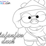 Raskrasil.com-New-Coloring-Pages-Lalafanfan-Duck-1
