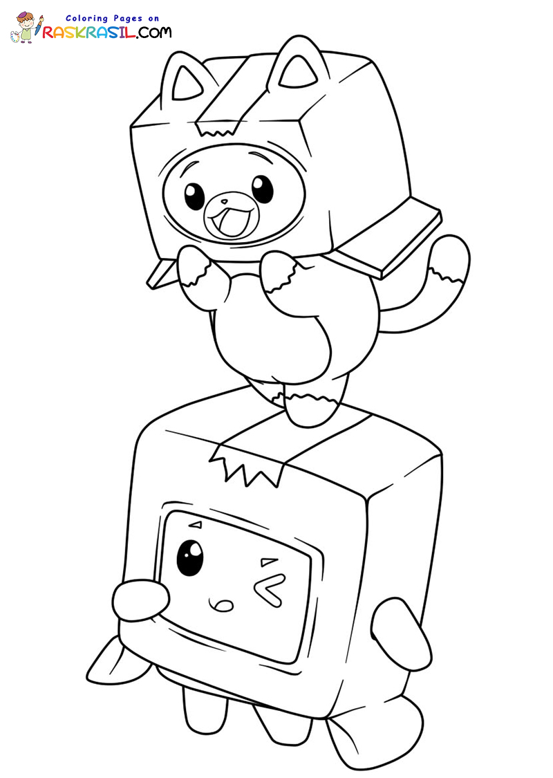 LankyBox Coloring Pages - Raskrasil.com  Detailed coloring pages, Coloring  pages, Color