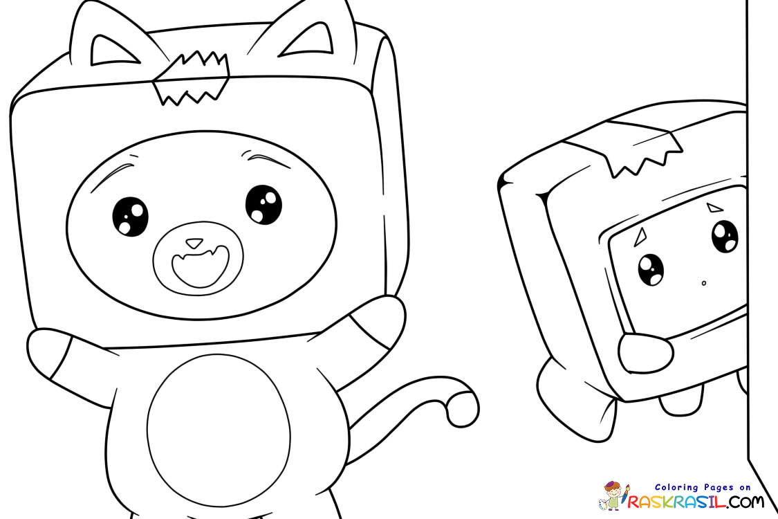 LankyBox Coloring Pages - Raskrasil.com  Detailed coloring pages, Coloring  pages, Color